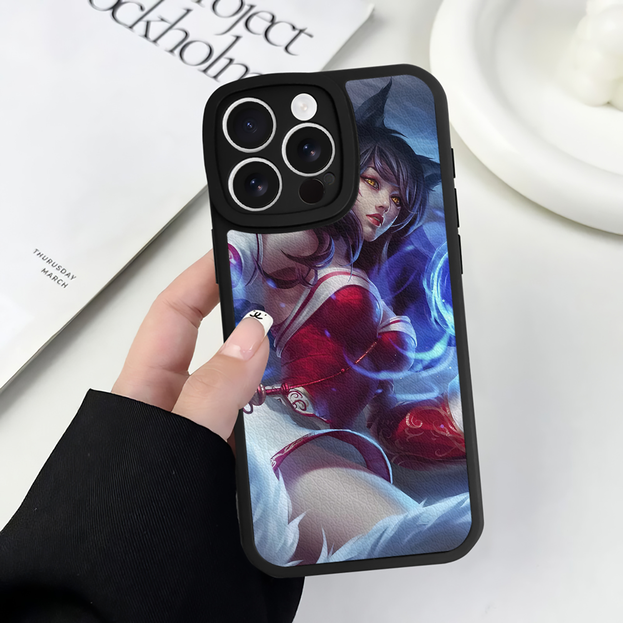 リーグ・オブ・レジェンド League of Legends LOL 【iPhone 16シリーズ対応】シリコンスマホケース（レザー調） 材質：シリコン